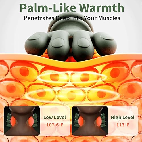 Miniatura 3 de Masajeador de cuello y hombros a mano real, masajeador de espalda biónico 4D con dedos para aliviar el dolor de tejido profundo, herramienta de