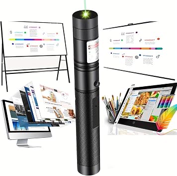 Presentation with Pointer Remote, Green Rechargeable Pointer Remote Presentation for Presentations