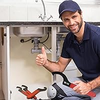 Vista 6 de Juego de llaves de coilover de 9 piezas, llaves universales para motocicleta, bobina de acero al carbono ajustable, herramienta de ajuste sobre Rojo