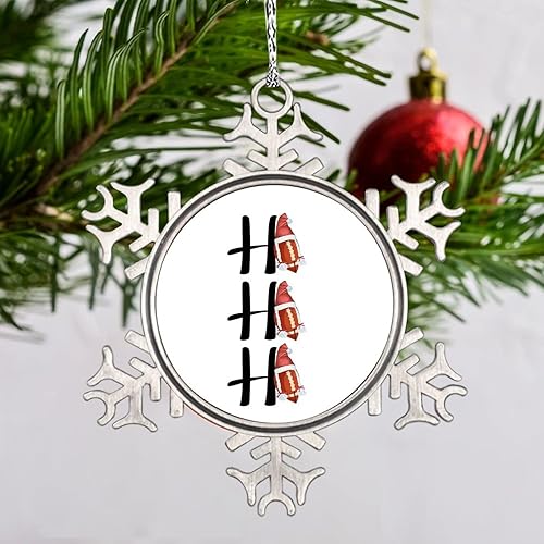 Vista 40 de Ho - Sombrero de voleibol de Navidad, adornos de copo de nieve, sombrero de Navidad, adornos de árbol de Navidad, adornos de Navidad personalizados