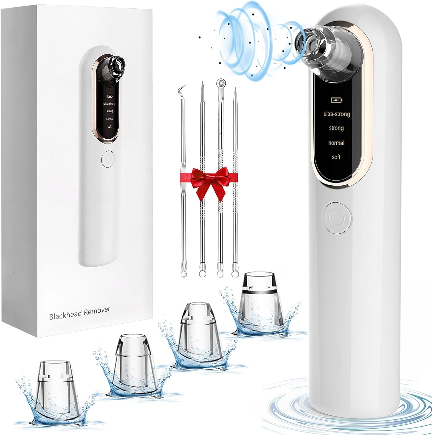 Electric Blackhead Remover Vacuum, Professional Facial Pore Cleaner