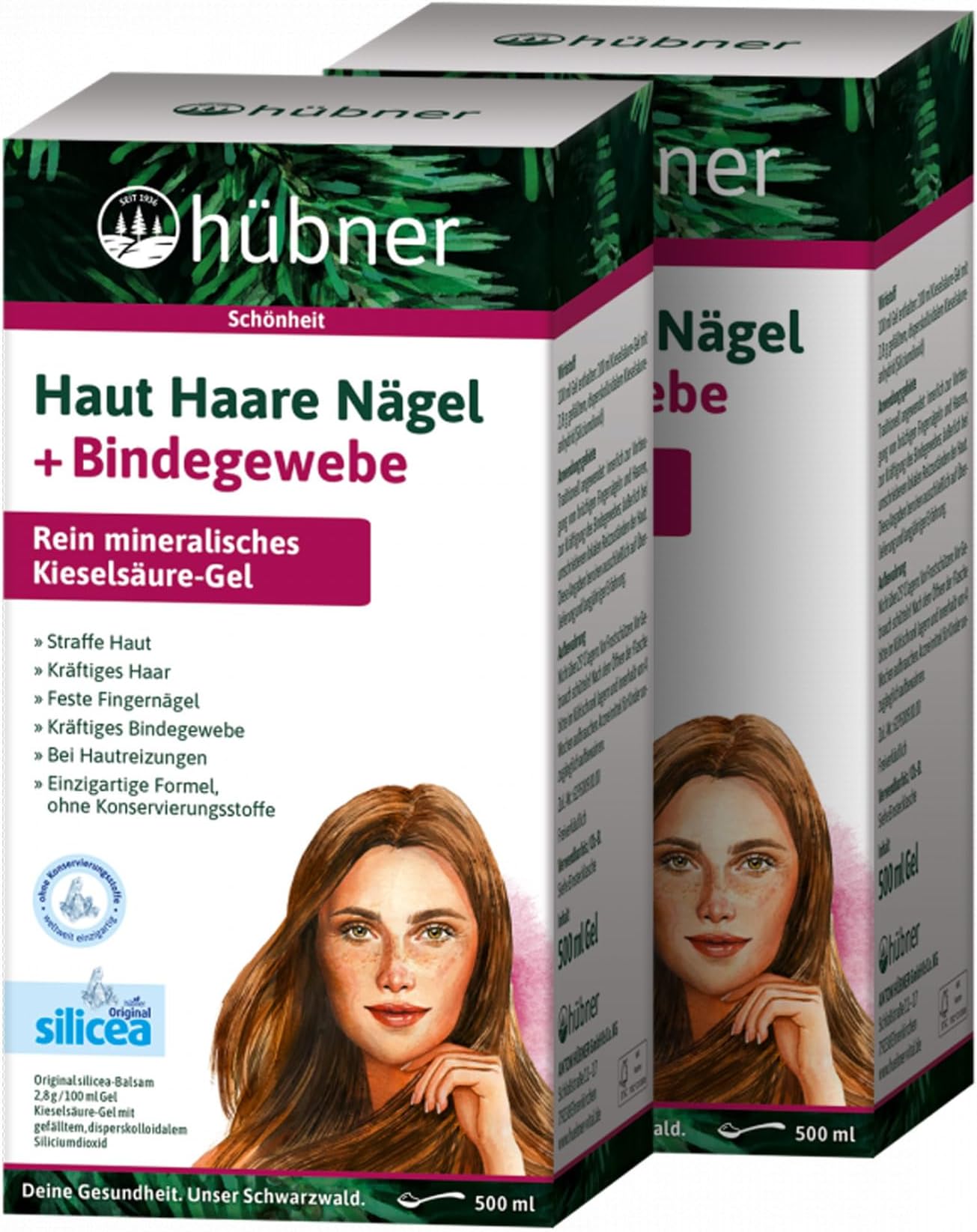 Hübner Original Silica Balm Double Pack – Body Balm – 2x500 ml/