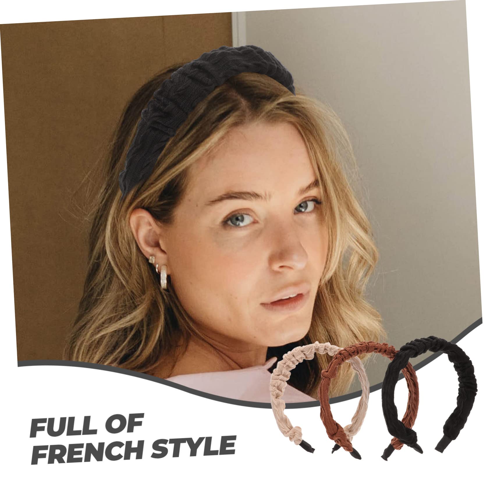 Healeved 9piezas Diademas Anchas Retro Para Mujeres Accesorios De Cabello Decorativos Para Uso Diario y Eventos Especiales