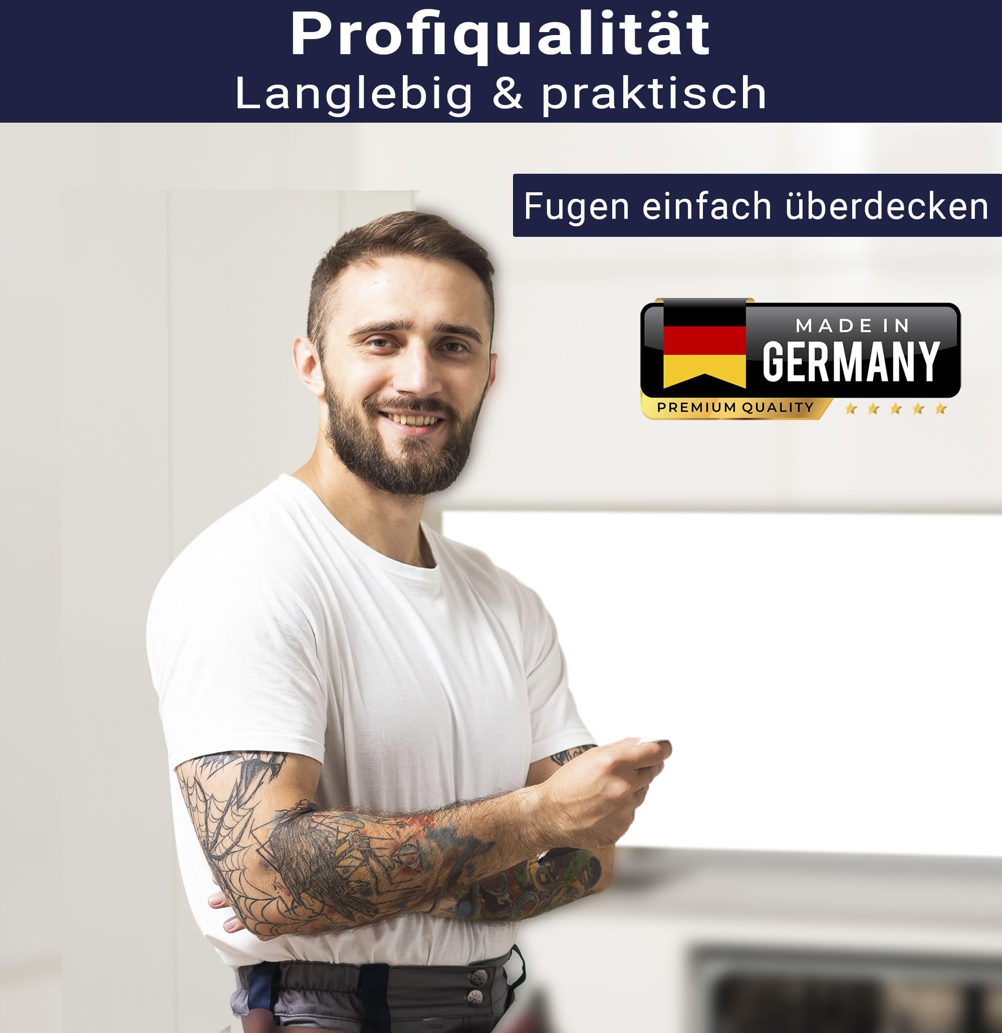 timalo Herd Spritzschutz Wand Platte Spüle, Küche Küchenrückwand Glasoptik | Acryl Glas 2mm | Glasrückwand Acrylglas Rückwandschutz Uni unifarben einfarbig | 80x50cm Pure White, Weiß
