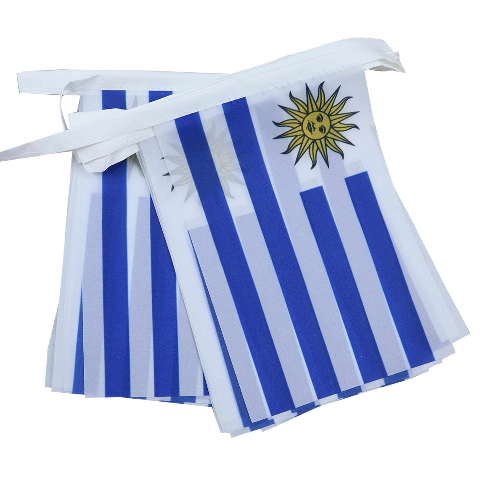 AZ FLAG Guirnalda 6 Metros, 20 Banderas de Ecuador 21x15 cm, Bandera Ecuatoriana 15 x 21 cm - Banderines — view 156
