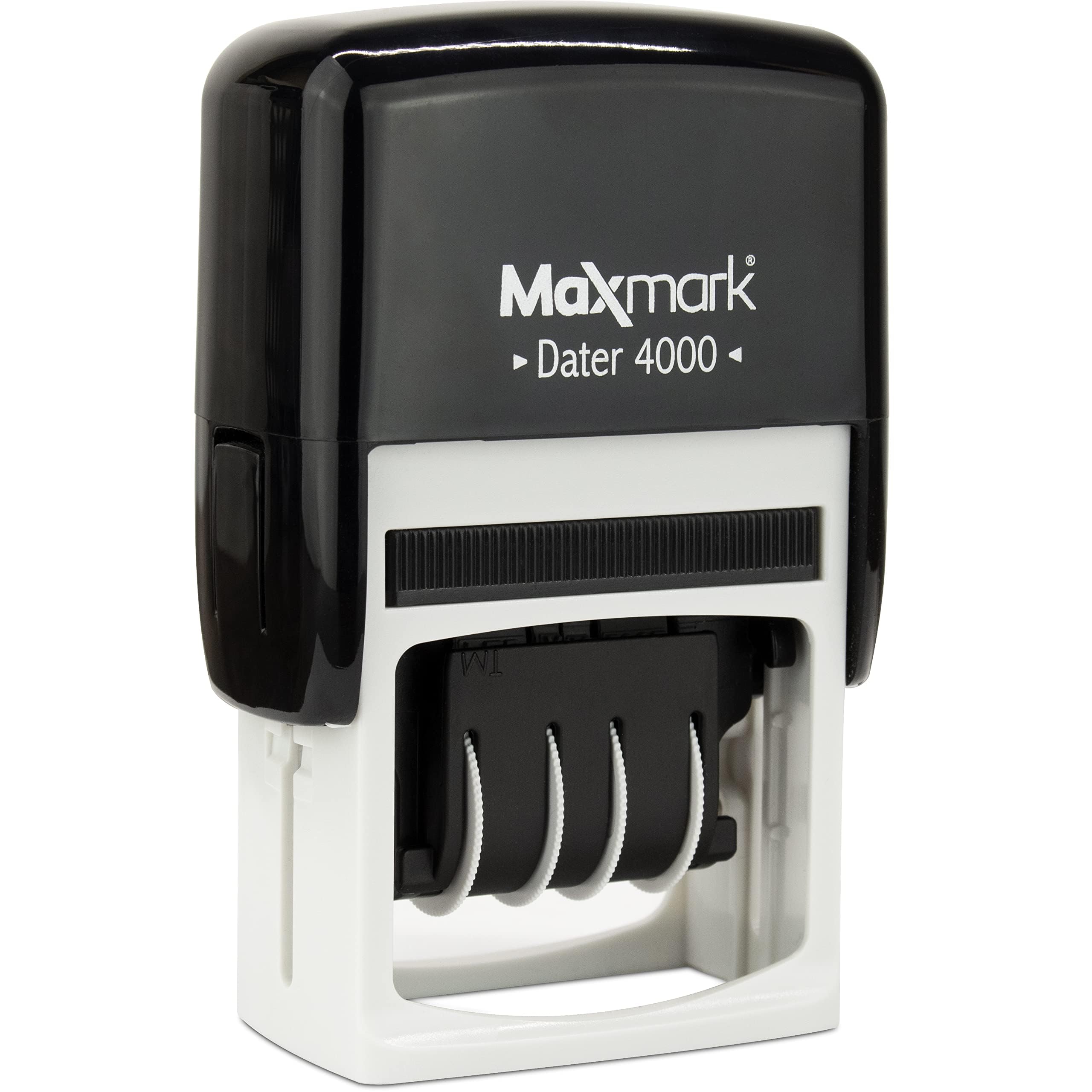 MaxMark Dater 4000 Self Inking Date Stamp - Black