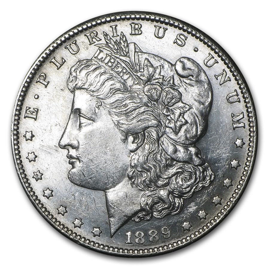 1889 S Morgan Silver Dollar $1 Brilliant Uncirculated