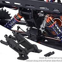 Vista 3 de Soporte de ala trasera de coche, soporte de montaje para patas de alerón de ABS, soporte de montaje para ZD Racing 18 coches