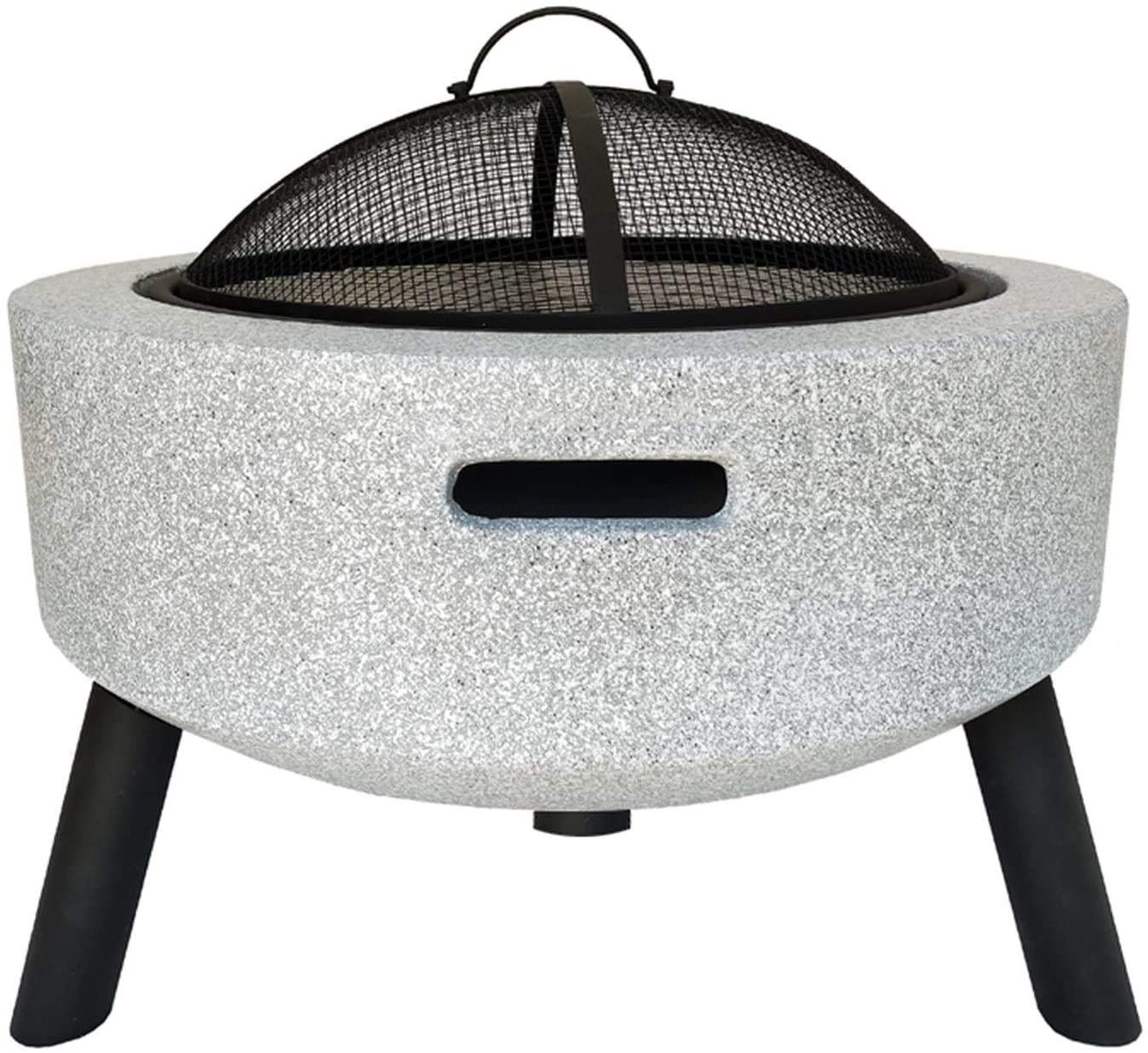 Zewnętrzny palenisko, misa opalana drewnem, grill magnezowy, do ogrzewania ogrodu/grilla, tarasu z zadaszeniem, grillowania, gotowania na świeżym powietrzu, na kempingu