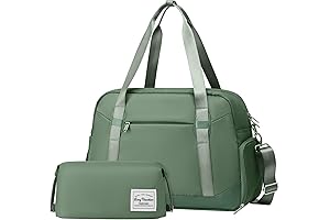 Women's Travel Duffel Bag with Toiletry Bag