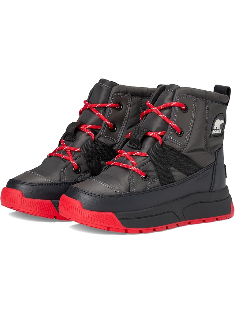 Black SOREL Whitney III Mid Waterproof (Big Kid)