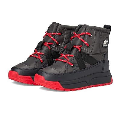 SOREL Kids Whitney III Mid Waterproof (Big Kid) Kids Shoes Jet/Black