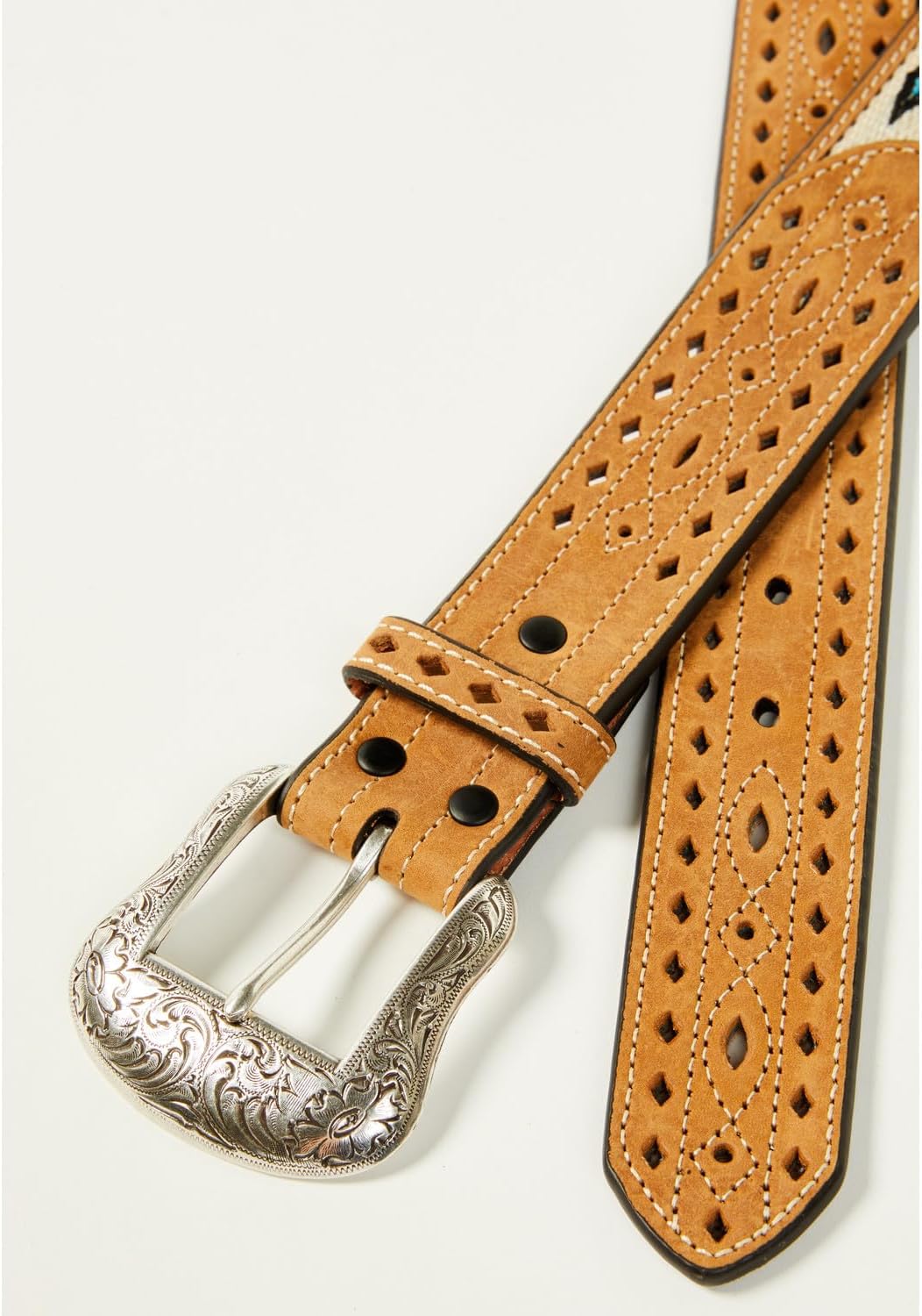 Cody James Men's Pierced Tab Southwestern Belt - Bb2450744