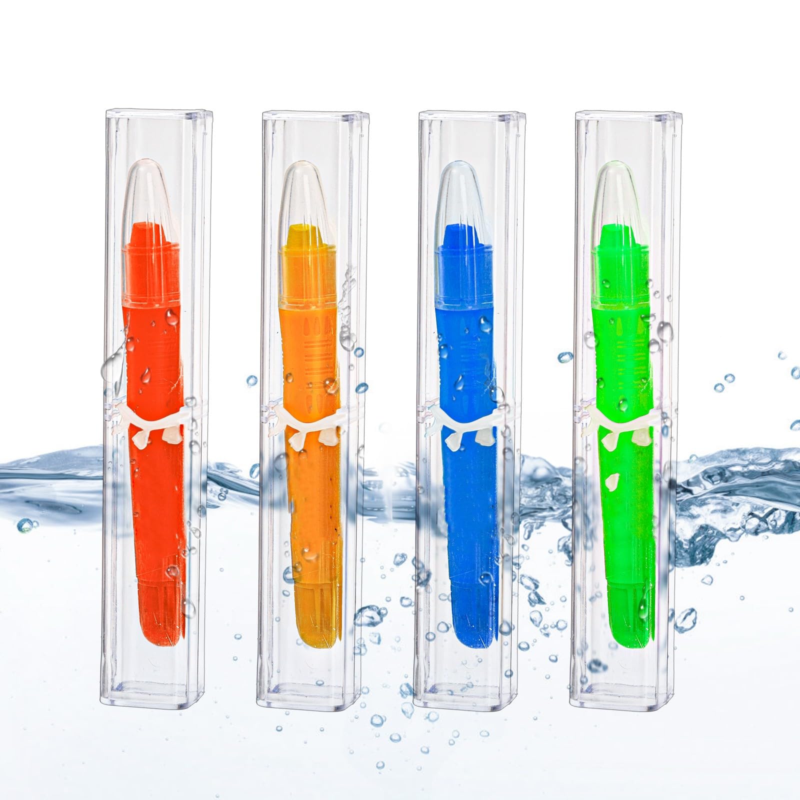 Mezchi Pen Box, 50 Pack Clear Acrylic Pen Gift Boxes, Reusable Waterproof Pen Display Case for Jewelry Gift Single Pen - Image 3