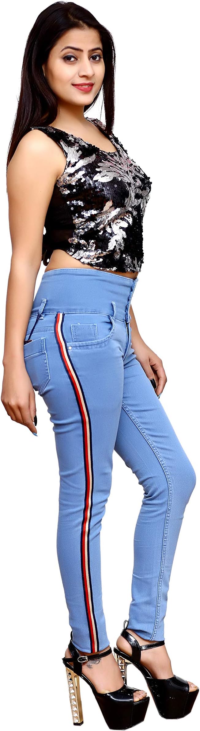 FNOCKS Women's Slim Fit Jeans