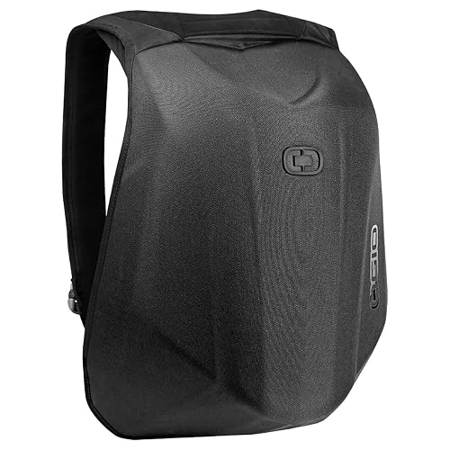 OGIO 123008.36 No Drag Mach 1 Motorcycle Backpack - Stealth Black, 19'H x 12.5'W x 6.5'D