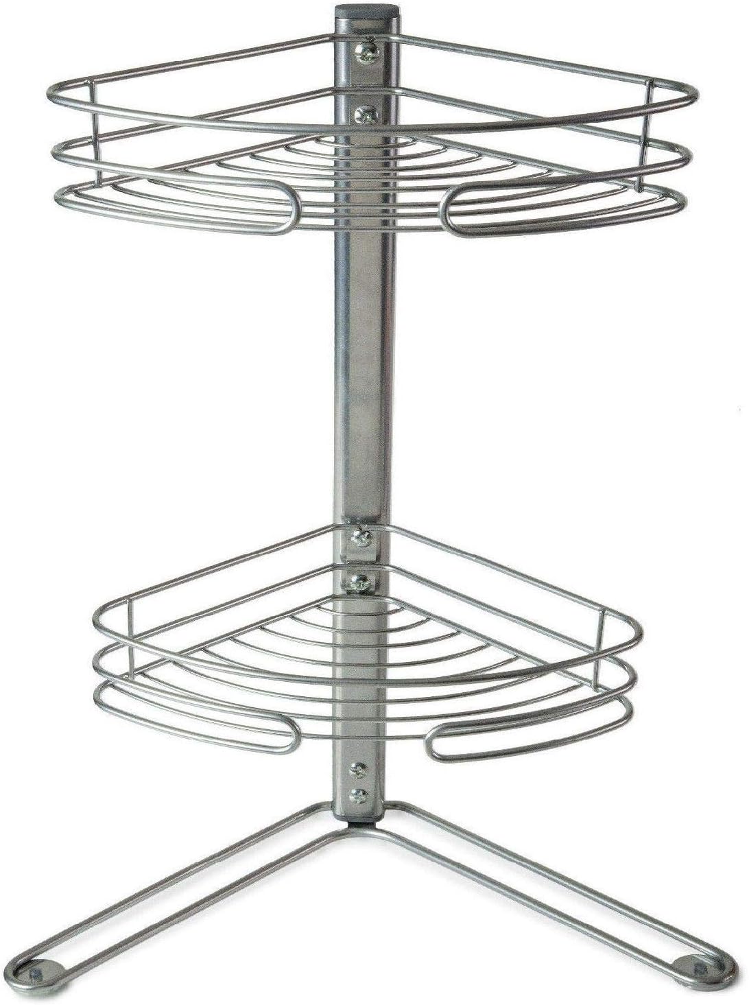 Home Flair Shower Caddy Non Rust, Black Or Grey Bathroom Telescopic