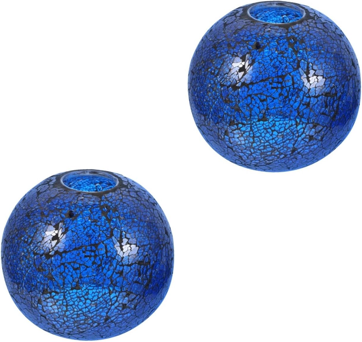 2pcs Stained Glass Lampshade Glass Chandeliers Glass Light Shade Stained Glass Shade Porch -blue Glass