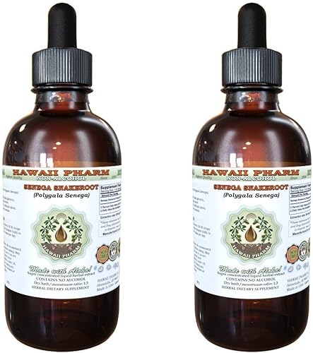 Miniatura 6 de Senega Snakeroot Extracto líquido sin alcohol Senega Snakeroot Polygala Senega Suplemento de hierbas naturales de glicerita de raíz seca Hawaii