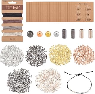DICOSMETIC DIY Morse Code Bracelet Bead Kit 6 Styles