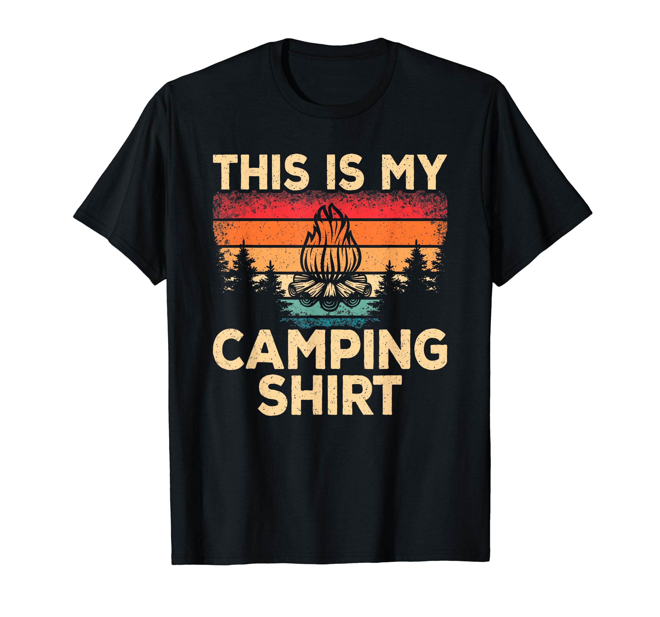 Retro Camper Outdoor Camp Outdoorlife This Is My Camping T-Shirt