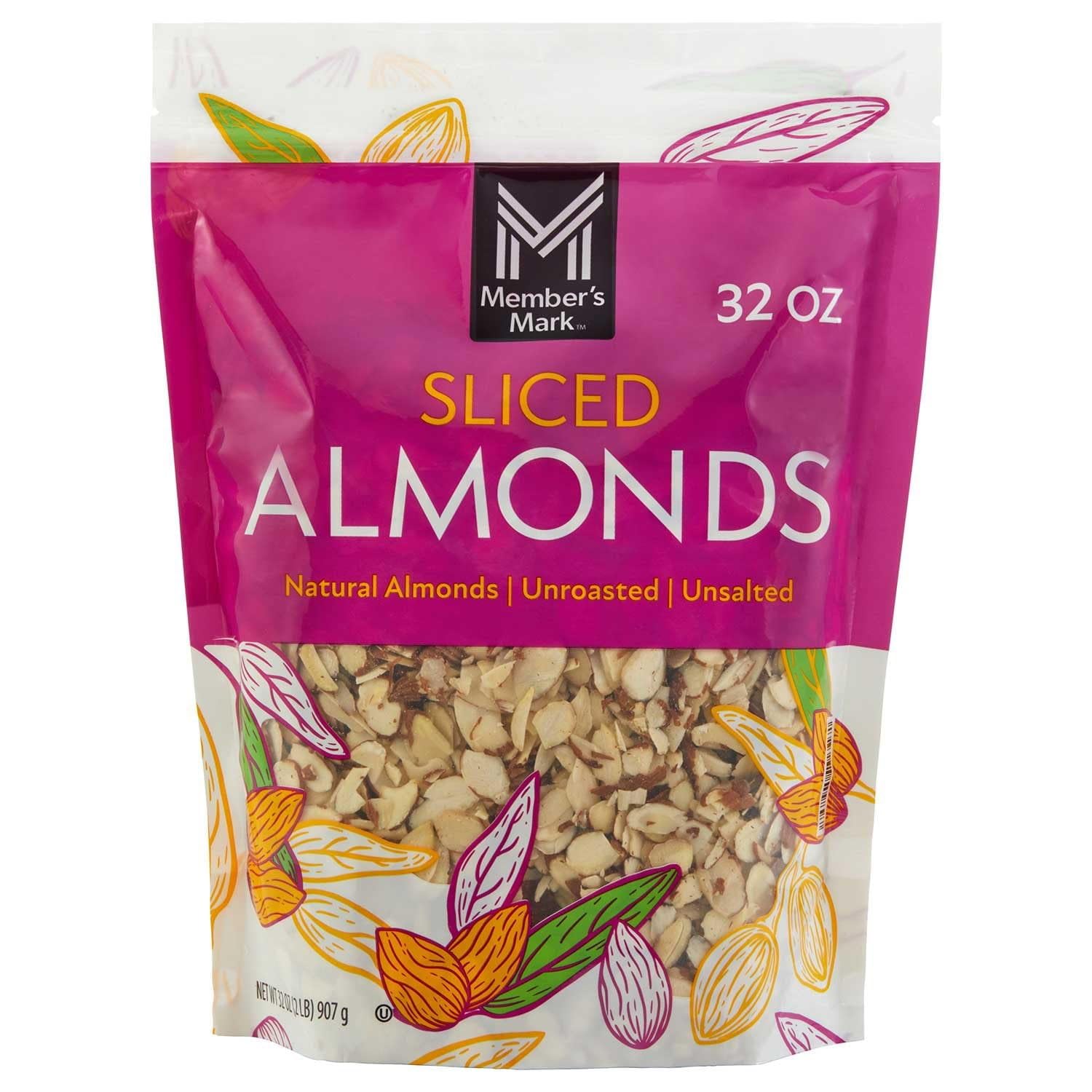 Member's Mark Natural Sliced California Almonds (32 Ounce)