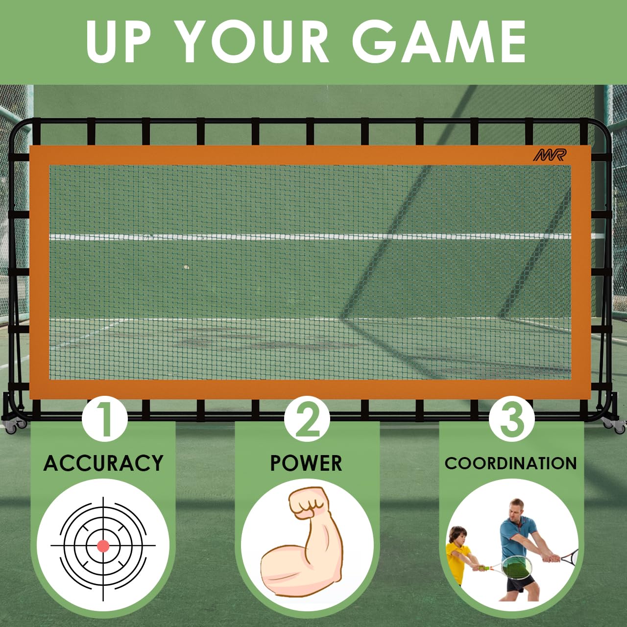 Amazon.com : MR Tennis Rebounder 12'x6', Adjustable Tilt Angle