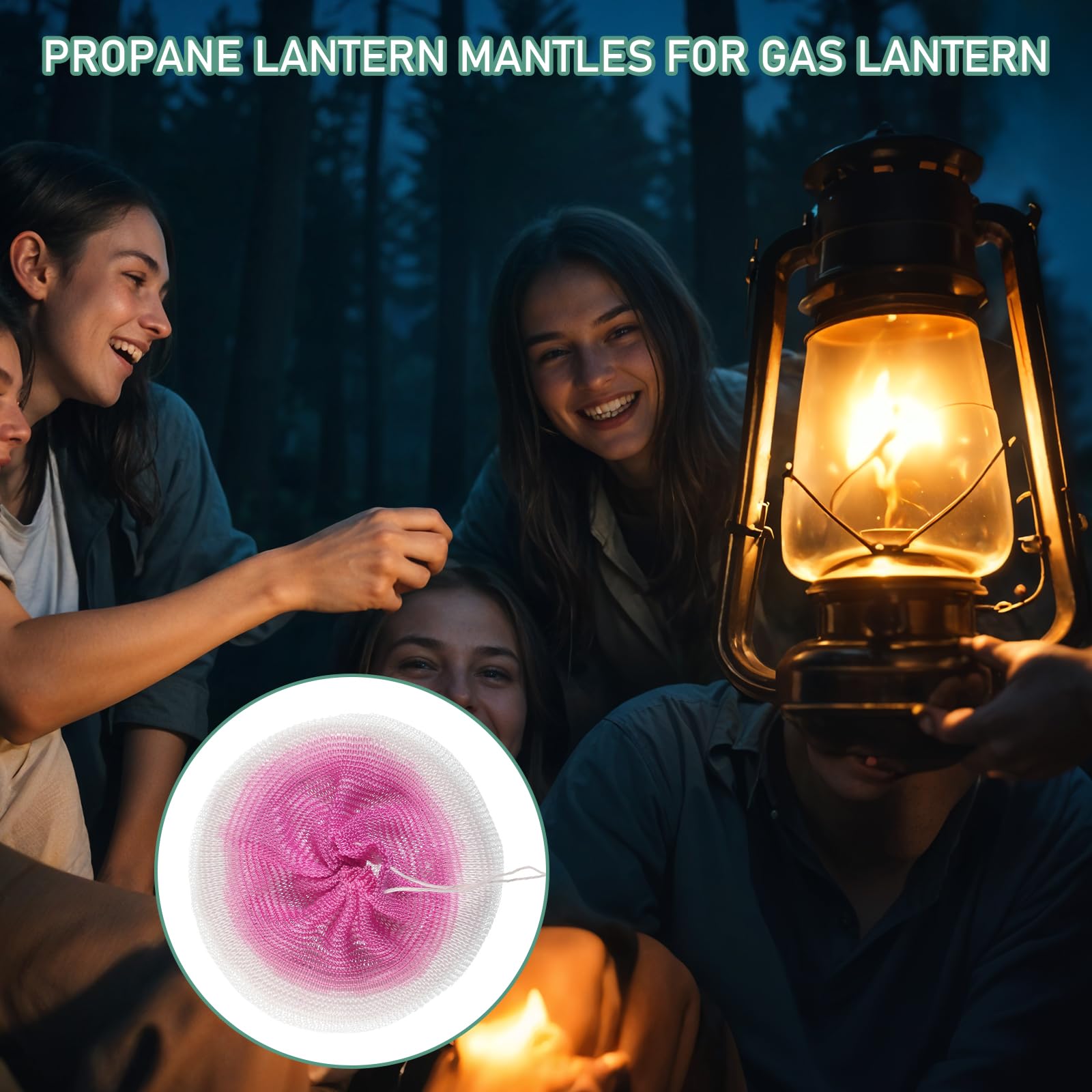 10 lampadine a gas a incandescenza, universale, per lanterne, a gas, a gas, in rete, resistente al calore, per campeggio, escursioni, accessori per la luce a petrolio