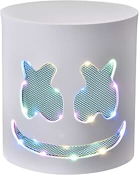 Amazon.co.jp: FTXJEHG ハロウィン DJ マスク led 光る マシュマロ