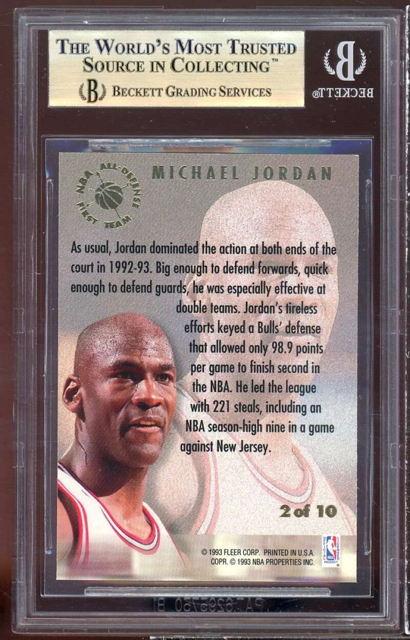 Amazon.com: Michael Jordan Card 1993-94 Ultra All-Defensive Team  