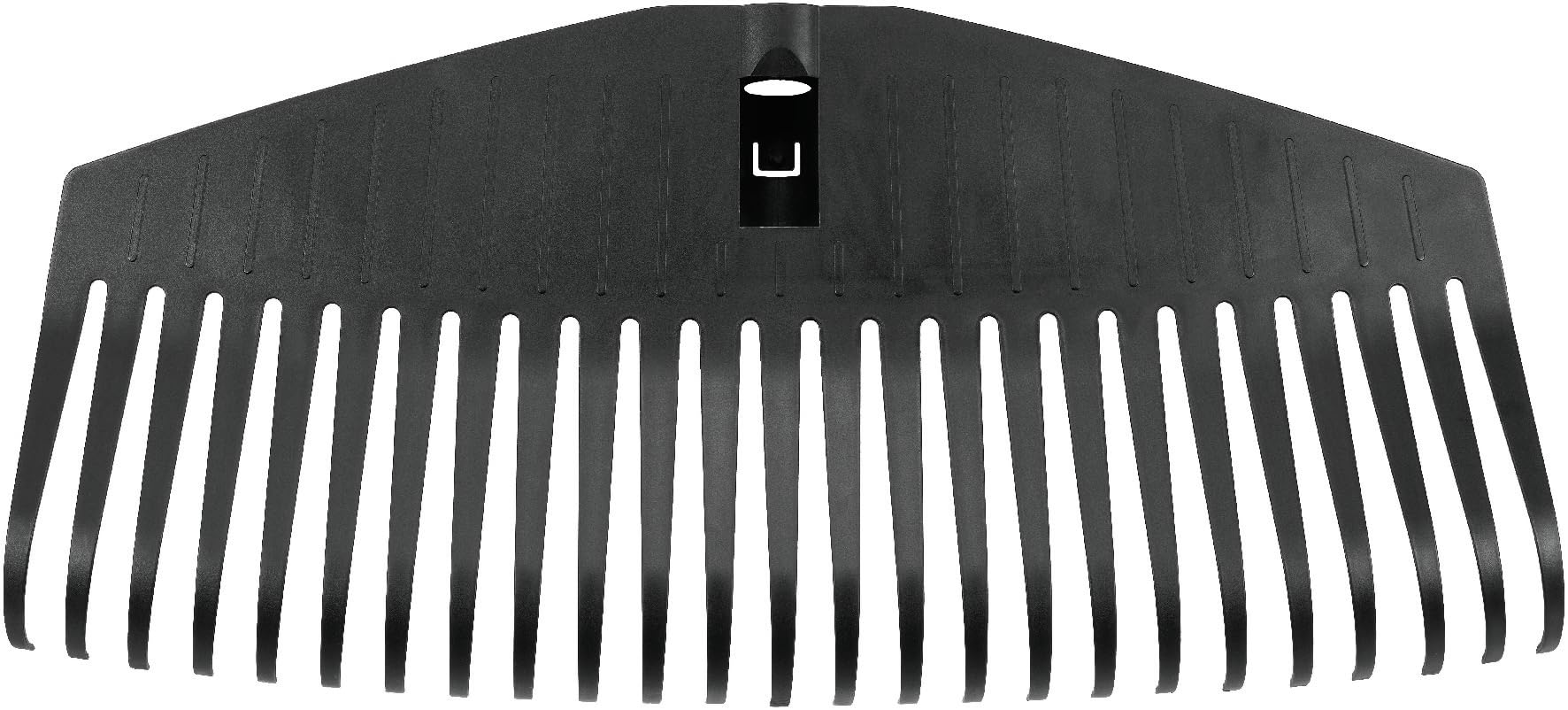 Fiskars Tırmık Başlığı, 25 diş, Fiskars Solid sapıyla birleştirilebilir, Genişlik: 51,1 cm, Plastik dişler, Siyah, L, Solid, 1014915