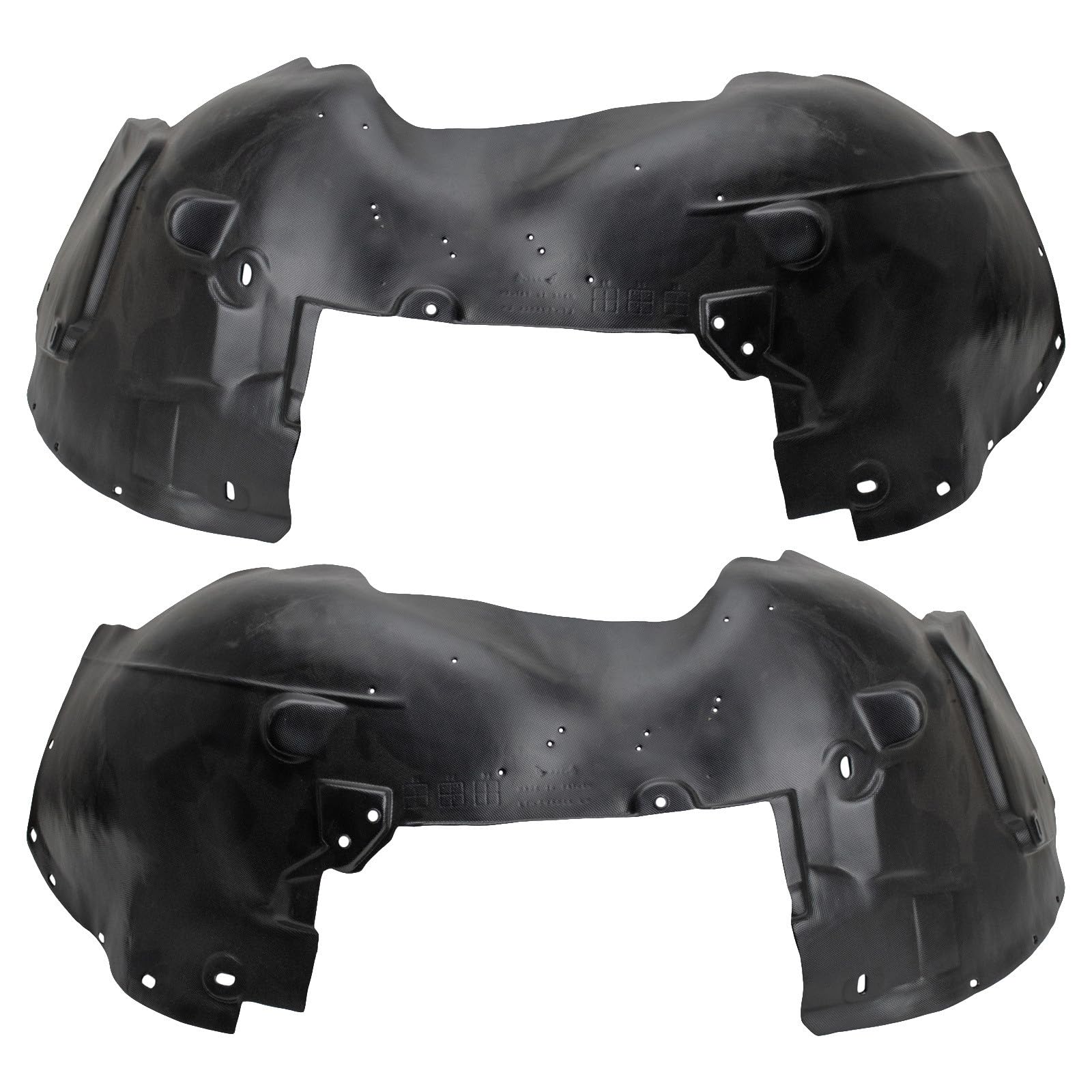 TRQ Front Driver and Passenger Side Inner Fender Liner Set | For 2007-2013 Chevrolet Avalanche Suburban 2500 2007-2014 Suburban 1500 Tahoe without Off Road Package