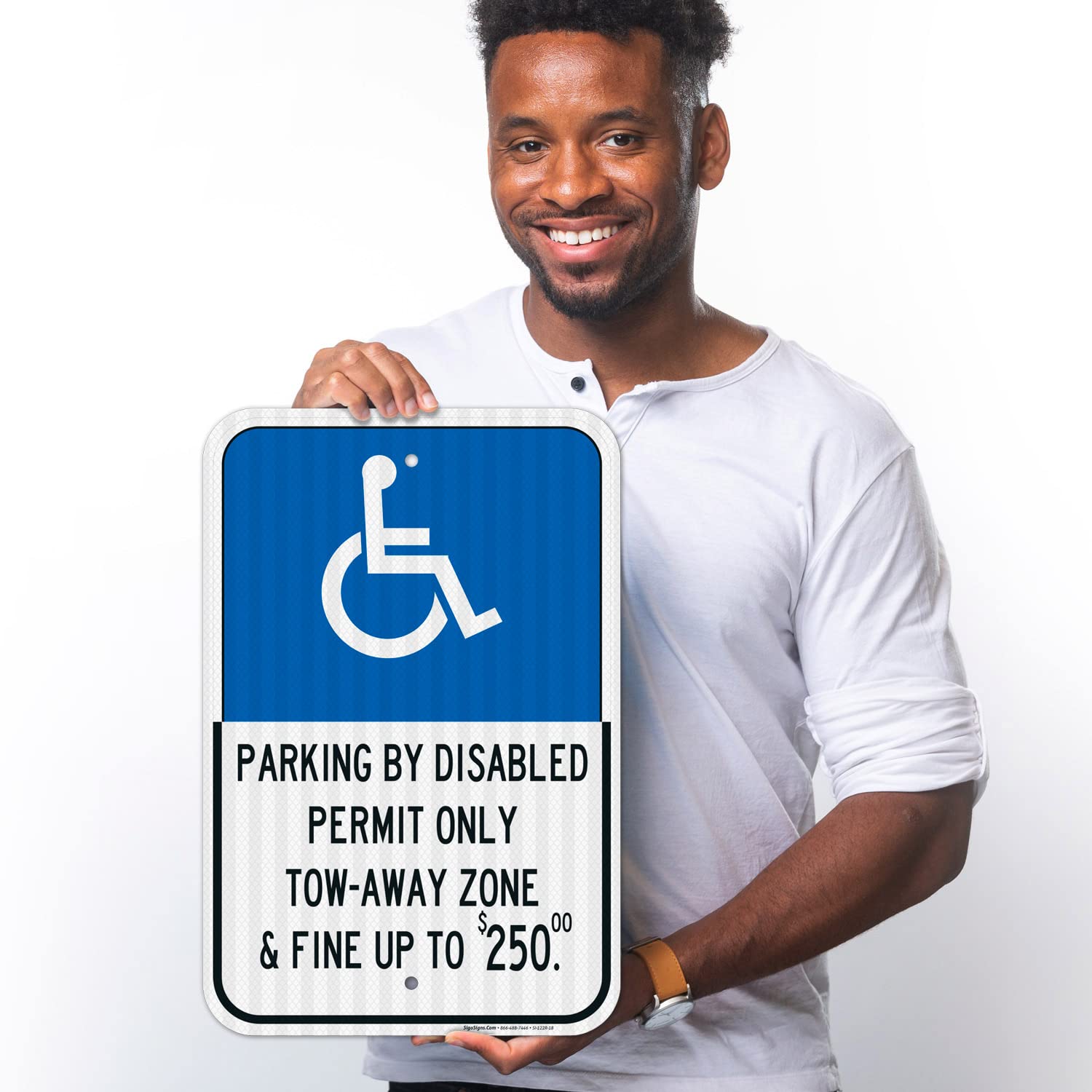 Handicap Parking Sign Fine
