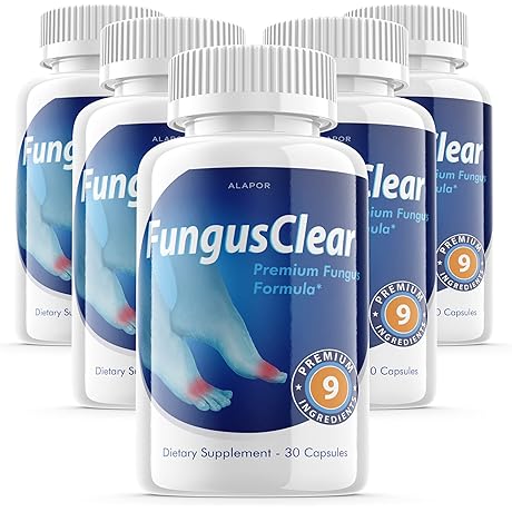 (5-Pack) FungusClear Capsules for Fungus Clear and Advance Formula FungusClear