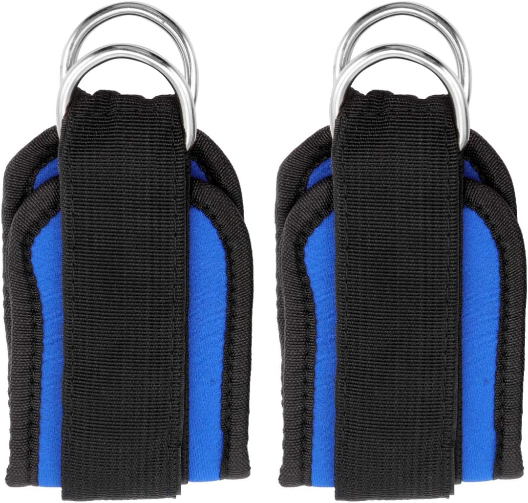 Toyvian 1Pair Ankle Straps for Weight Bearing Resistance Band Training Fitness Padded Ankle for Leg Workouts Compatible with Cable Machines