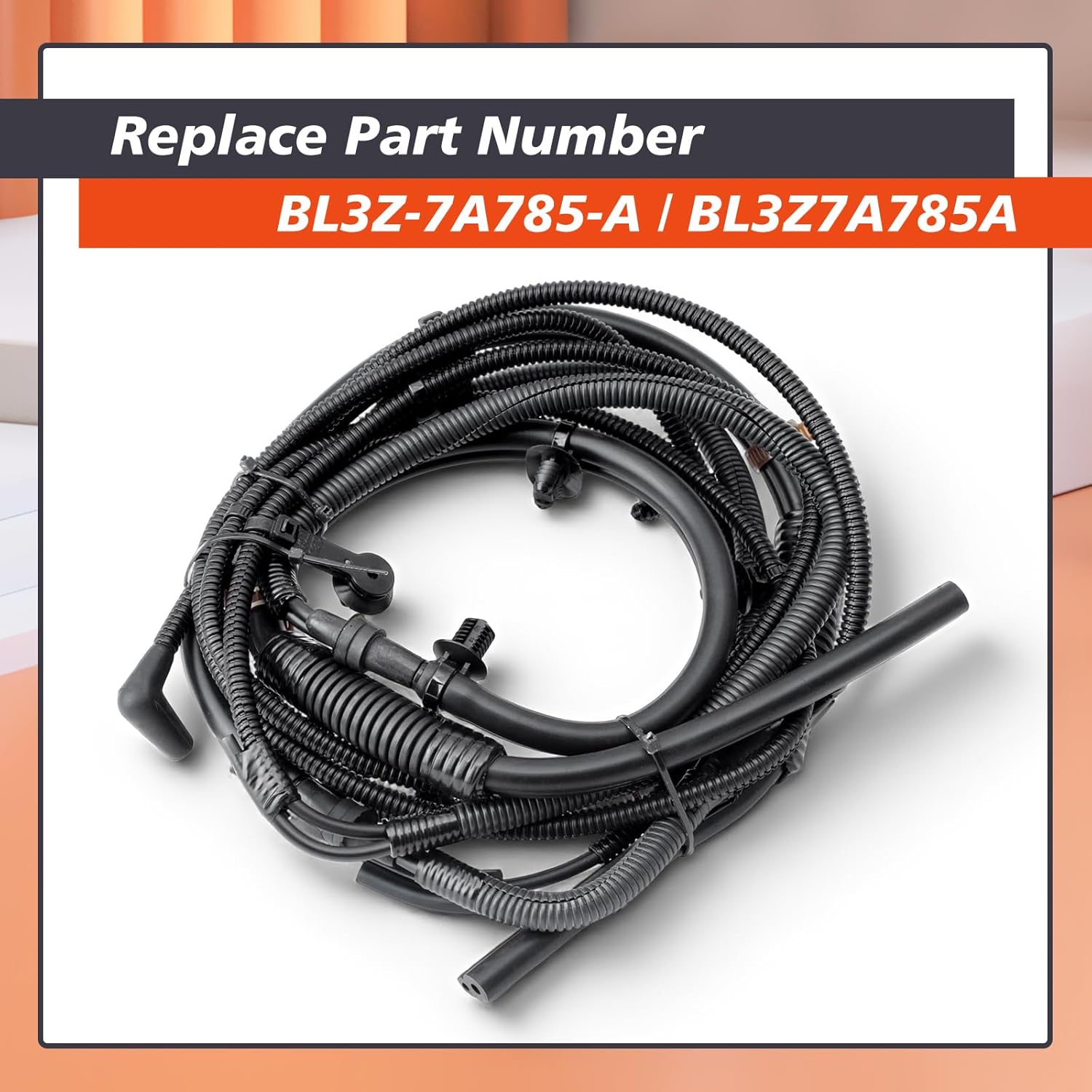 BL3Z-7A785-A Front Axle Hub Vacuum Tube Compatible with Ford F-150 4x4 4WD IWE 3.5L 3.7L 5.0L 6.2L 2011 2012 2013 2014, Replace BL3Z7A785A Auto Locking Hub Vacuum Line Hose