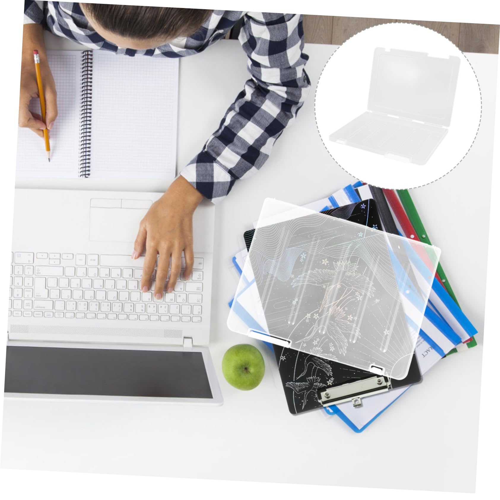SECFOU 4stücke Teiliges Dokumentenorganizer Transparente Aktenbox Für Reisen Zertifikate Und Wichtige Unterlagen Leicht Und Tragbar Für Büro Und Schule
