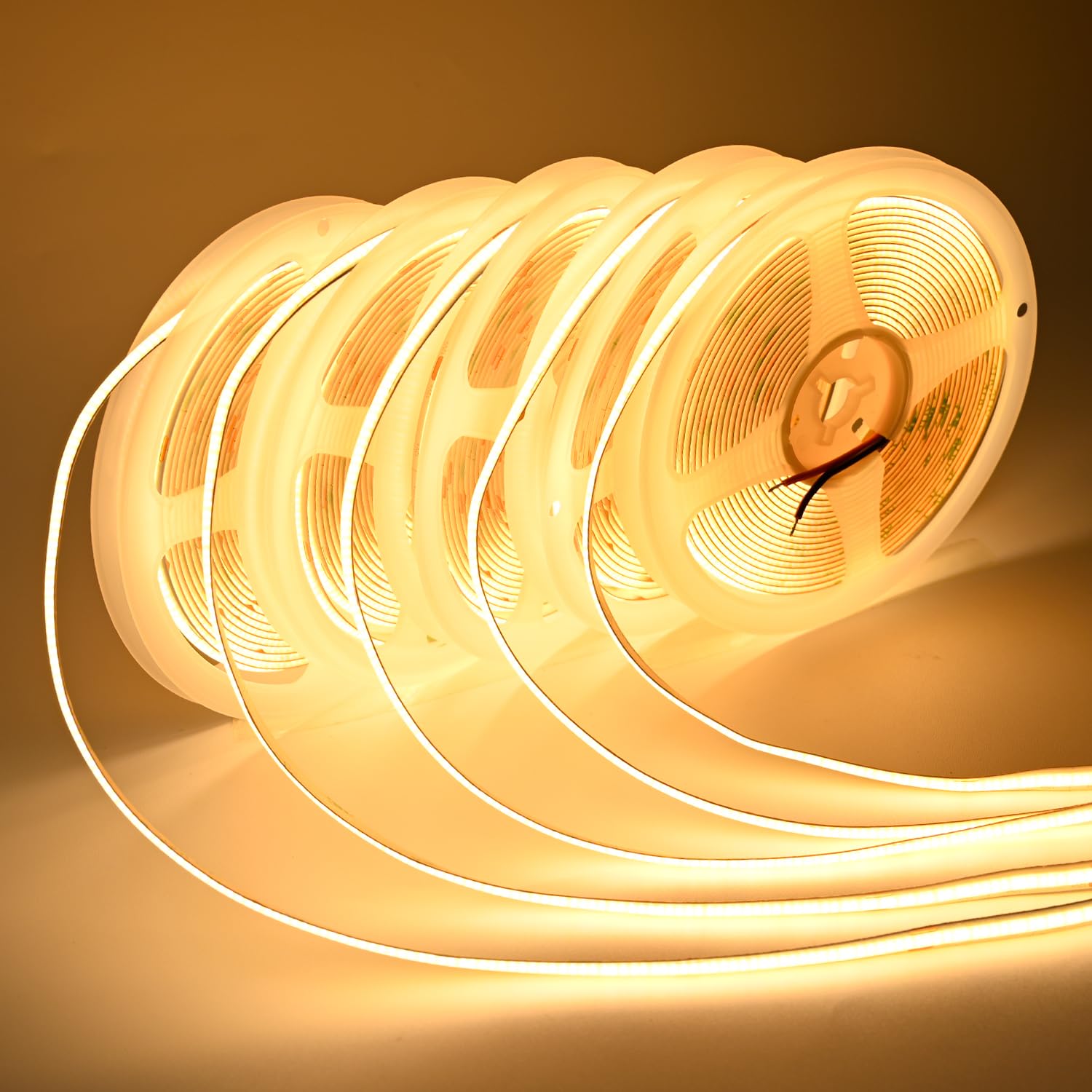 UL Listed COB LED Strip Light 3000K Warm White 5X16.4FT 480LED/m