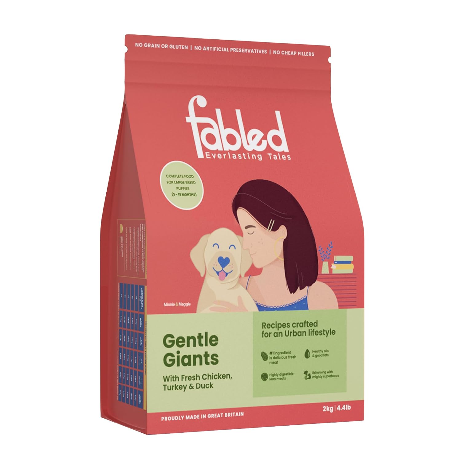 Fabled Gentle Giants Dry Dog Food for Large Breed Puppies (318