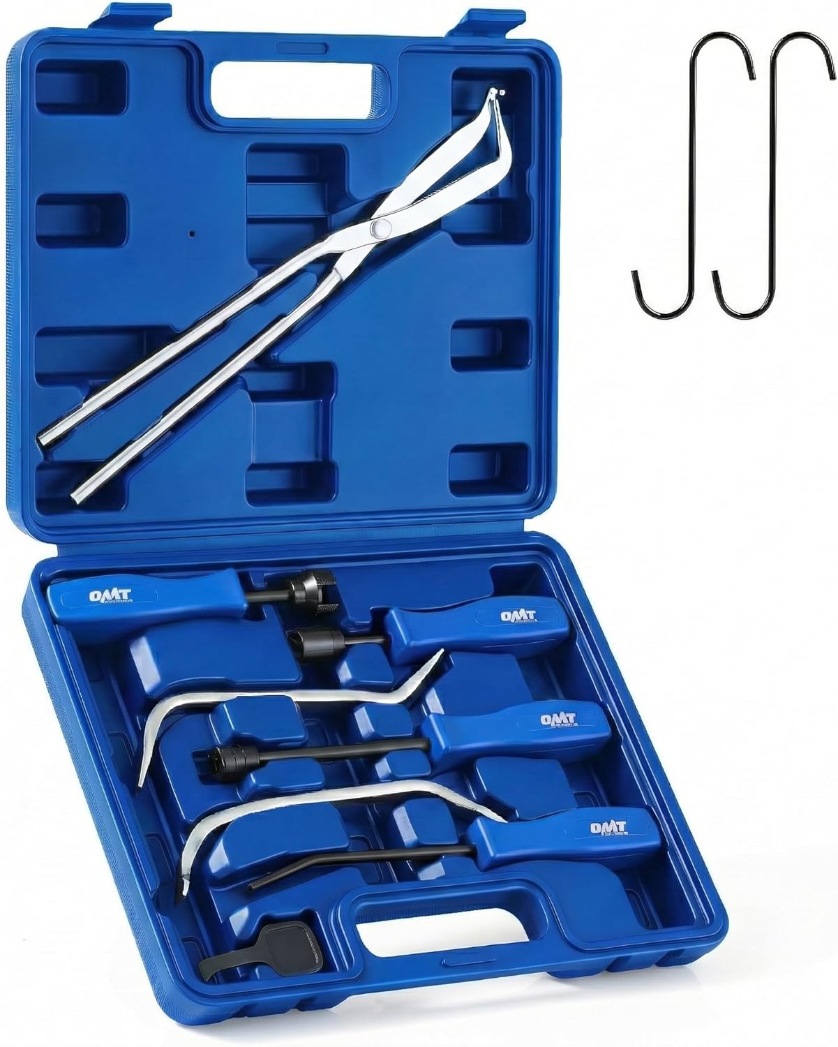 Orion Motor Tech 10pc Drum Brake Tool Kit - Complete Spring Compressor, Pliers, Adjusters & Spoon Set for Easy Drum Brake Service