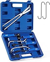 Orion Motor Tech 10pc Drum Brake Tool Kit - Complete Spring Compressor, Pliers, Adjusters & Spoon Set for Easy Drum Brake Service