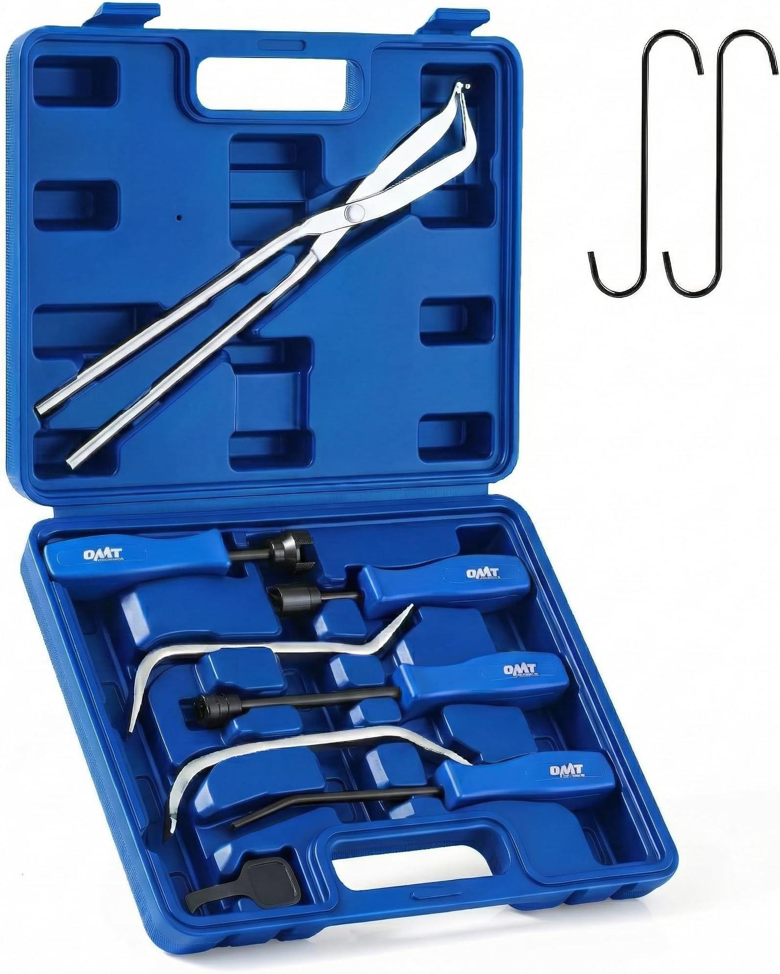 Orion Motor Tech 10pc Drum Brake Tool Kit, Drum Brake Tool with Drum Brake Spring Tool, Brake Spring Compressor, Brake Spring Pliers, Drum Brake Adjusting Tool, Brake Spoon Set, Brake Drum Tool Kit