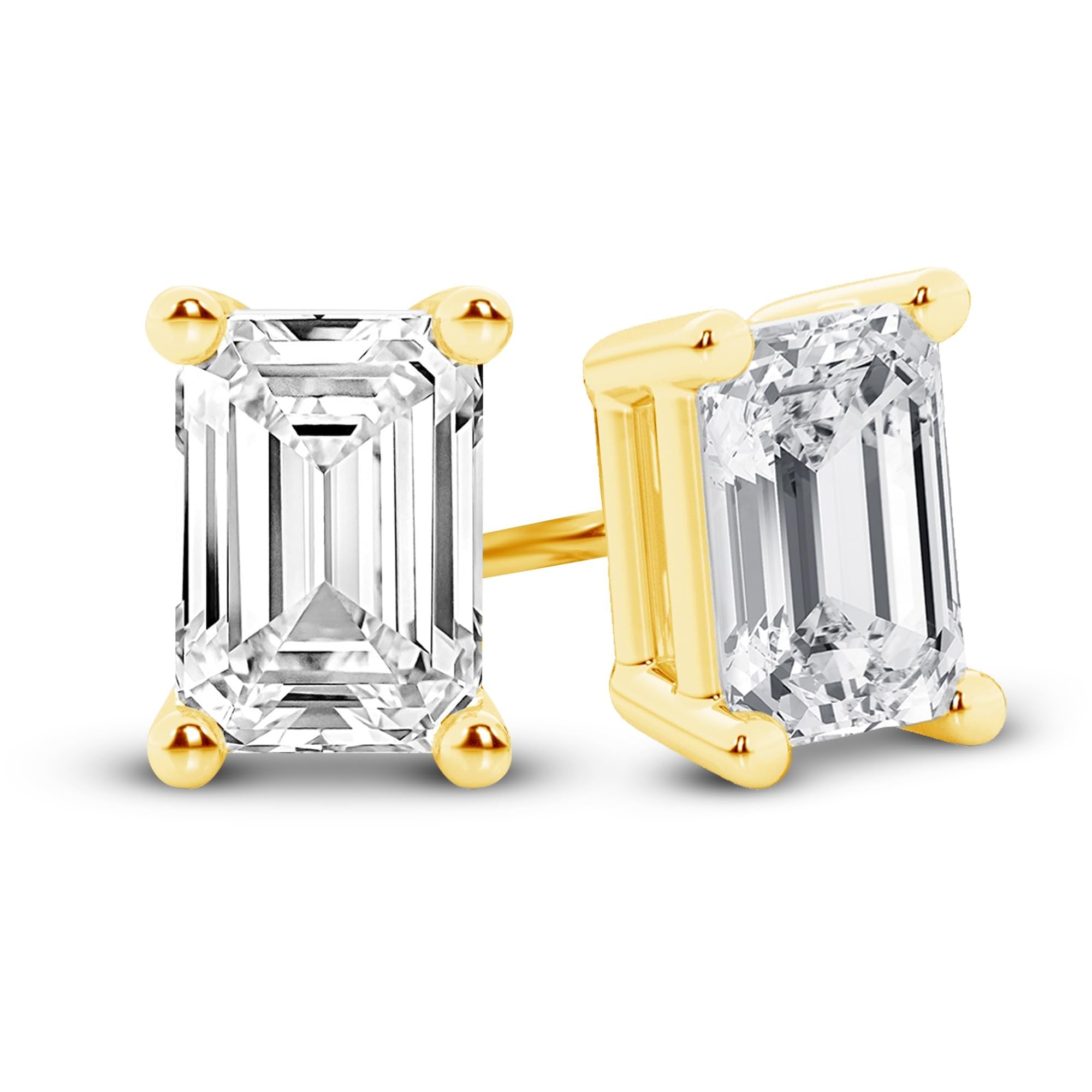 Belacqua Lab Grown Diamond Stud Earrings