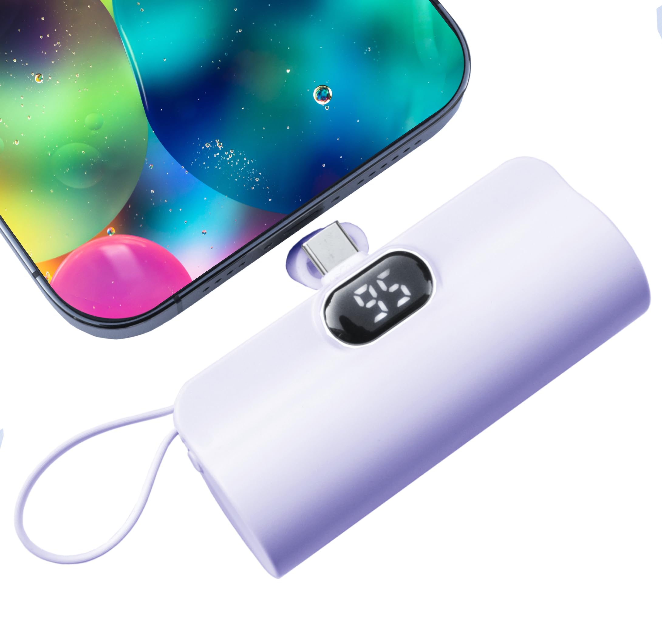 Amazon.com: CooLuzer Mini Power Bank,Capsule Power Phone Charger