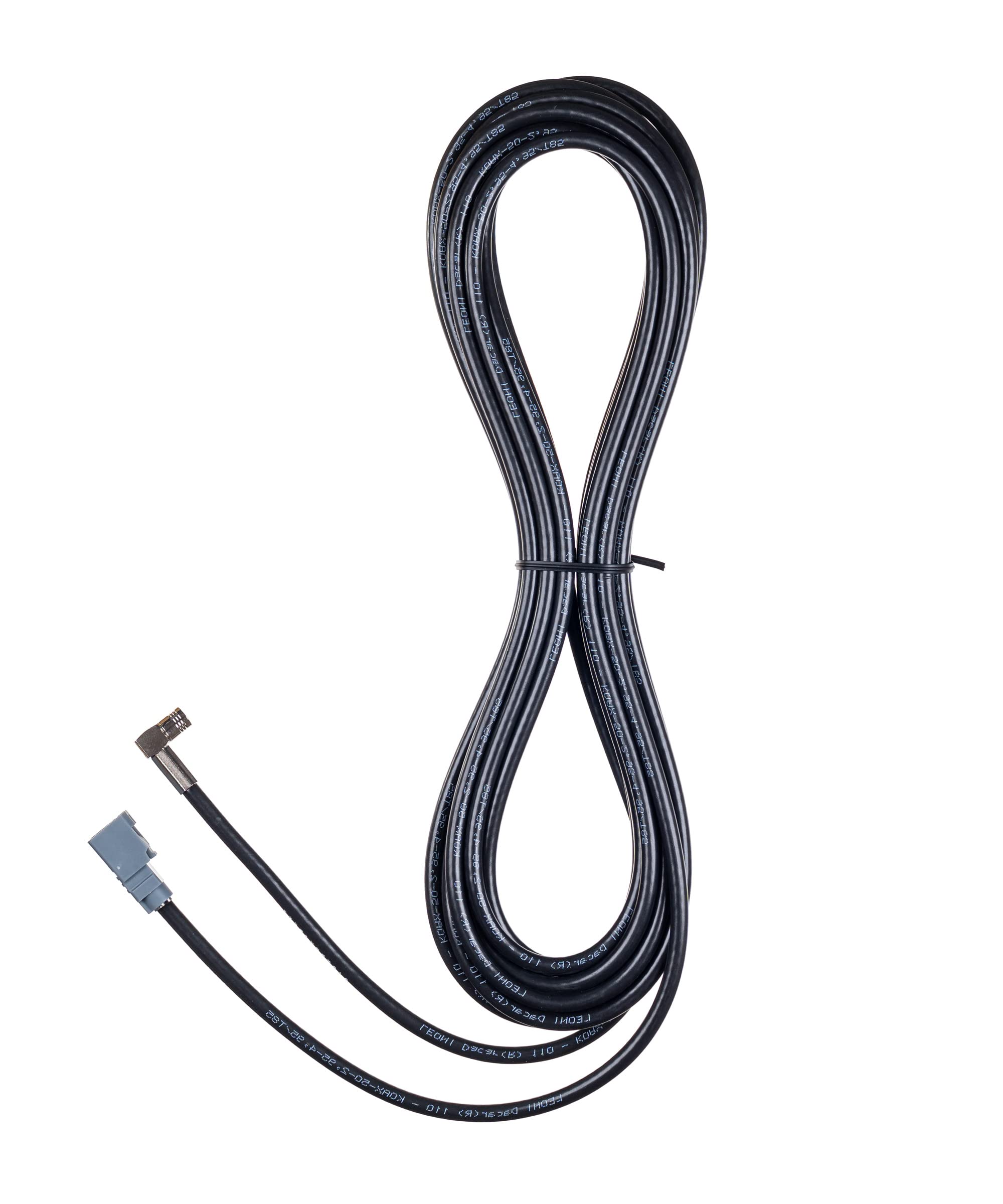 ATTB 2350.01 Anschlusskabel (RG58, 6,5m), Antennentechnik Bad Blankenburg, Zum Anschluss von DAB/DAB+ Geräten, Konnektoren: FAKRA (f) G auf SMB (f) Winkel, Kabellänge: 6,5m, Kabeltyp: RG58