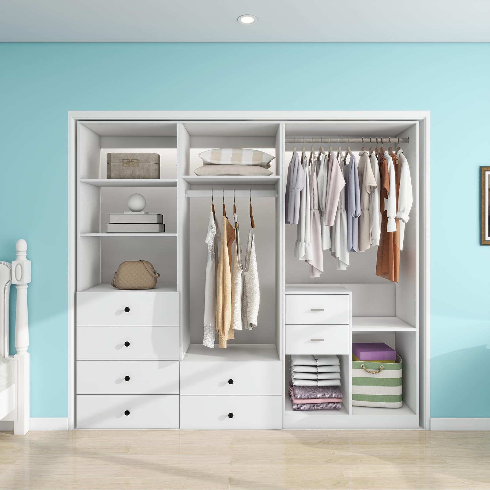 Amazon.com: TrendTerrace Closet System, Closet System with 8