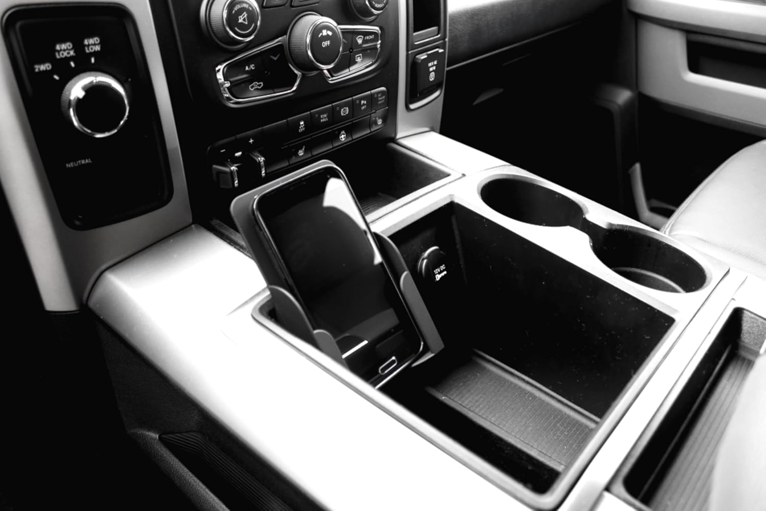 RPC Phone Holder Converts The Business Card Holder Into a Cell Phone Holder in Select 2009-15 Dodge Ram Trucks - Large