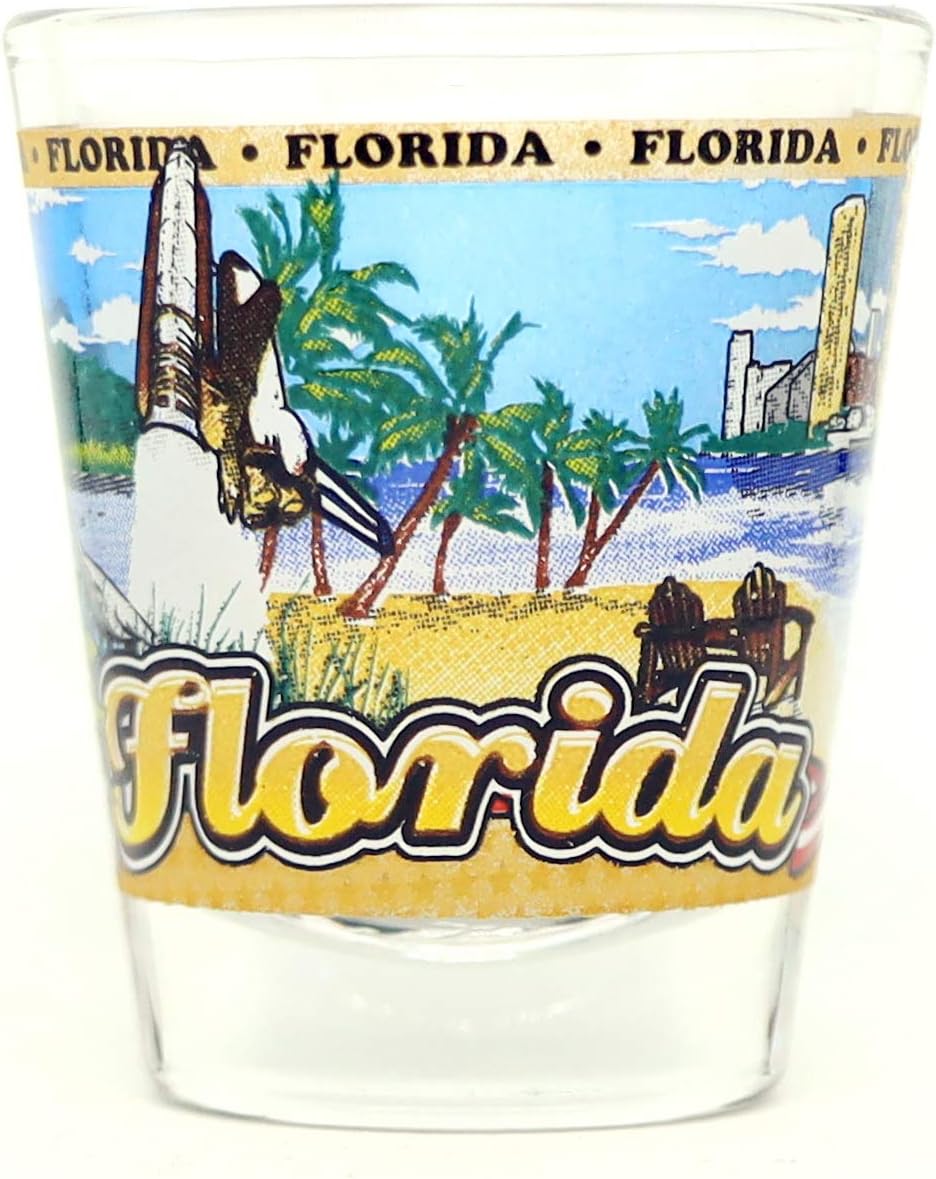 Florida State Wraparound Shot Glass