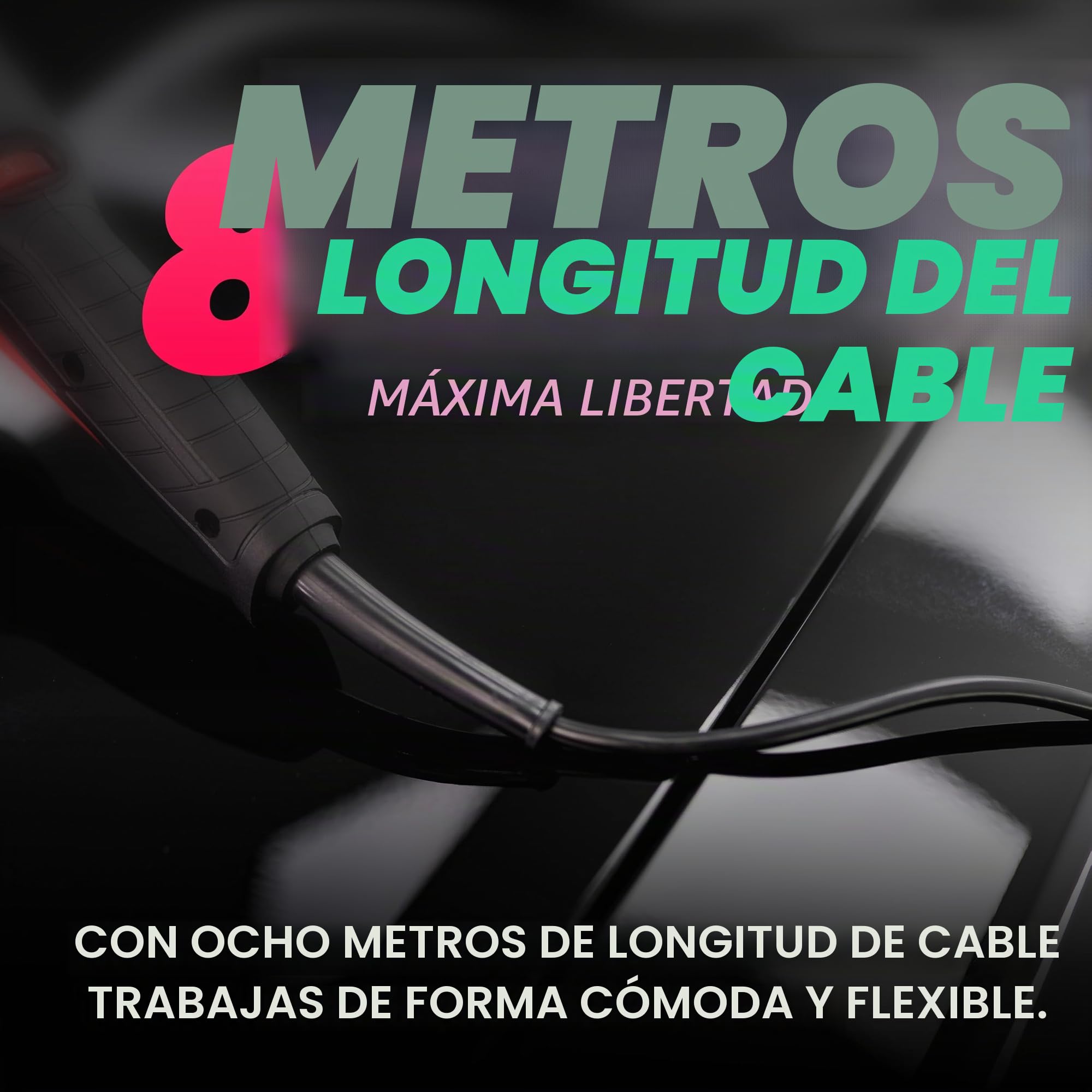 Set de pulido Menzerna para auto | Pulidora excéntrica MZ-XR con plato de apoyo de 125mm + 3 x 100ml de pulidor + paños de pulido + sellado en aerosol | Carrera de 15mm 720W