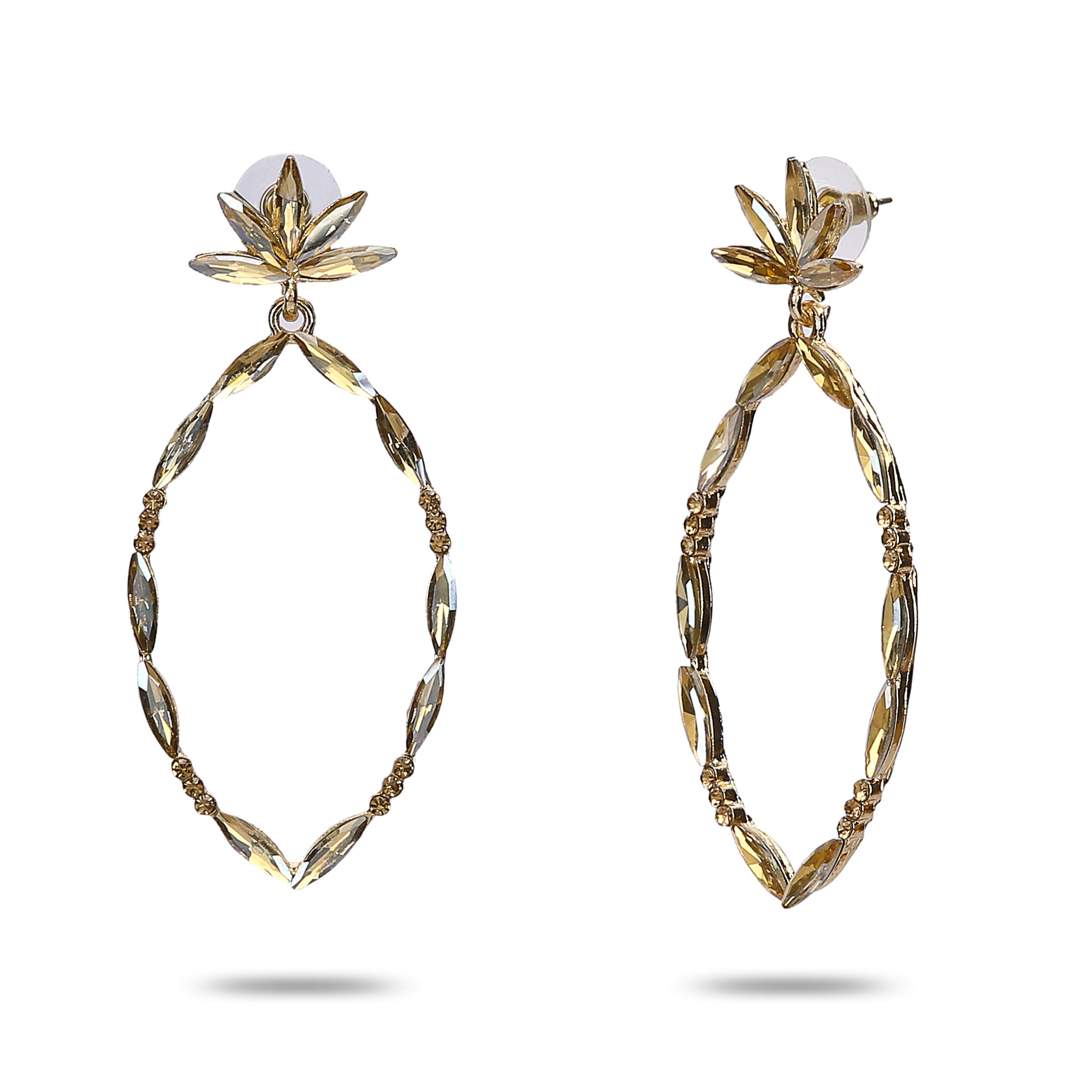 Crystal Earrings for Women - Elegant and Sparkling Dangle Earrings